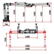 Grue R 110 s2l avec poids de base de 2.430 kg