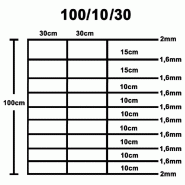 Vidaxl clôture de jardin acier galvanisé argenté 50x1 m 149484_4
