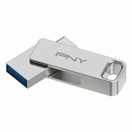 PNY DUO LINK lecteur USB flash 256 Go USB Type-A / USB Type-C 3.2 Gen 1 (3.1 Gen 1) Acier inoxydable_4