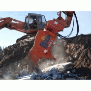 Broyeur à béton fixe avec booster 750 bar - 5 modèles pour pelles de 12 à 50 tonnes_4