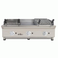 Plancha gaz modulaire FLEXI Ligne 600 - 6 brûleurs - 100 cm - 17,4 kW | Arilex 3MB_4