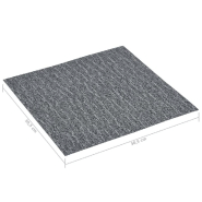 Vidaxl planches de plancher autoadhésives 5,11 m² pvc gris 146244_4
