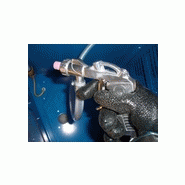 Cabine de sablage 220L - Pistolet sableur avec buses en céramique, hublot protégé, gants intégrés et accessoires inclus_4