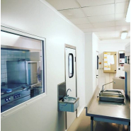 Porte de chambre froide inox bouchonné ou brossé - sur-mesure_4