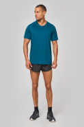 T-shirt de sport à col rond recyclé homme - PROACT - Réf : PA4012 - 100% polyester recyclé - Tissu léger à séchage rapide_4