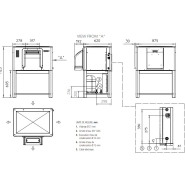 Machine à glace Scodif Scotsman pour transport de denrées périssables
