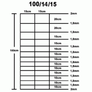 Vidaxl clôture de jardin acier galvanisé 50x1 m argenté 149499_4