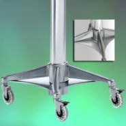 Chariot médical informatique - PC/All in One Mini Cart H Class HD - ErgonoFlex - 24,49 kg - Ajustable et Antibactérien_4