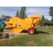 Ramasseuse de pierres à attelage fixe , articulé, déportable hydrauliquement_4