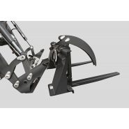 Chargeur frontal Compactline fc pour tracteurs dans les vignobles et centres équestres