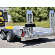 DEFINITIVE CLM Remorque porte engin aluminium 3T5 FLY35_4
