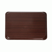 Plateau stratifié lisse Capri Cambro acajou 460mm_4