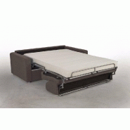 Canapé convertible express Night Bultex 140x14x195 cm - Polyuréthane taupe - Matelas 14 cm haute résilience_4
