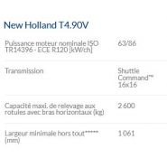T4.90V Tracteur agricole - New Holland - Puissance maximale 63/86 kW/ch - Compact et polyvalent_4