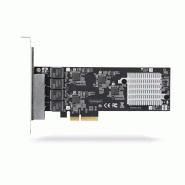 Carte Réseau PCIe à  4 Ports 2,5 Gbps NBASE-T, Intel I225-V - Carte Réseau pour PC - Carte Réseau Eth_4
