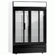 Armoire à boissons double portes coulissantes avec canopy - 880L_4
