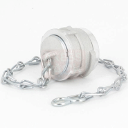 Bouchon avec verrou + chainette Ø 25 mm - Alu_4