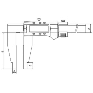 Pied à coulisse digital becs simples - 300 mm, 150 mm_4