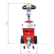 Tireur pousseur électrique Imove 400 - Timon réglable en hauteur et inclinaison - Capacité de traction 700 kg sur terrain plat - STI constructeur_4