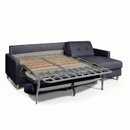 Canapé d'angle Norway - Matelas 16 cm - Système express - Sommier à lattes Renatonisi - Tweed gris platine_4