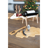Set à vin - sommelier et stoppeur sapin de Noël - livré en boîte cadeau noire_4