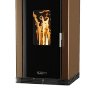 Poêle à granulés sans électricité Veronica Noir - Laminox - Design cubique, 7,5 kW, autonomie 6 à 18h_4