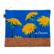 Trousse de maquillage personnalisée - polyester RPET 600D et liège naturel - impression sublimation_4