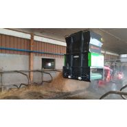 Cubic Master Pailleuse agricole - Juraccessoire - pour logettes avec 1/2 botte carrée et paille brin long - sur valet de ferme 48 Cv_4