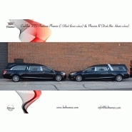 Voiture funéraire Cadillac Phoenix-C avec galerie florale