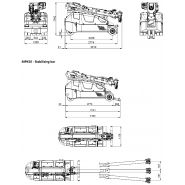 Grue innovante MPK50 avec barre stabilisatrice et rotation de bras optimisée