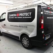 Marquage professionnel pour gros utilitaire avec semi covering