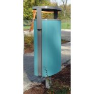 Minium - Cendrier corbeille - MMCité 1 a.S. - Surface lisse - Multi-ancrage - Matériaux haute qualité_4