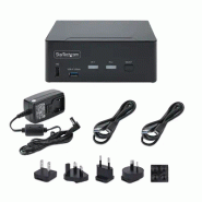 Switch KVM DisplayPort 2 Ports, 8K 60Hz / 4K 144Hz, DP 1.4, 2 Ports USB 10Gbps, 4 Ports USB HID, Com_4