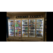 Vitrine réfrigérée murale 3 portes de 1m90 - r290 gaz écologique_4