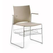 Chaise empilable ultra moderne WEBY - idéale pour espaces de collectivité, salles de réunion et milieu scolaire_4