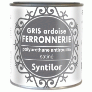 Peinture ferronnerie extérieur SYNTILOR - gris ardoise - RAL 7016 - 0.375 L - aspect mat - direct sur rouille_4