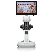Loupe avec éclairage ajustable et plaques d'objet interchangeables