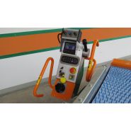 Récolteuse électrique automotrice 7400 Electro Herbex - Ortomec SRL - largeur de tête de récolte 130 à 180 cm, idéale pour serres et légumes comme valériane_4