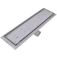 Vidaxl drain de douche linéaire 2 pcs 530 x 140 mm acier inoxydable 275947_4