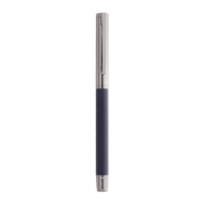 Parure stylos en métal - Stylo à bille et stylo roller - Étui boîte cadeau noir - Encre bleue_4