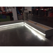 Jardinière avec assise en résine Ultra® - sur mesure, résistante aux UV et aux chocs, intérieur/extérieur_4