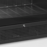 Vitrine réfrigérée noire scu1425 frameless TEFCOLD_4