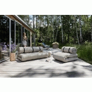 Fauteuil convertible BUCKLE-UP CHAIR OUT - Beige - Design, pratique et ultra résistant - Transformable en matelas d'extérieur_4