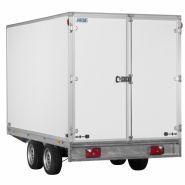 PM1720 - Remorque fourgon en bois Saris - 2000 kg - Double essieu - Freinée - 330x170 cm_4