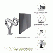 Bras articulé double écran métal JAMY_4