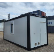 Bungalow Bureau en container 20 pieds - 6x2,5m - 15m² - Eurobox_4