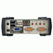 Aten cs1732b switch kvm vga, ps/2-usb, audio, hub usb, 2 ports_4