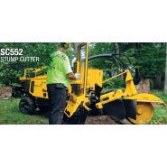 Machine SC552 équipée d’une lame à copeaux standard de 86,4 cm