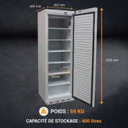 Armoire congélateur laquée blanc 400 litres | L2g - AW-RN400_4
