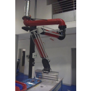 Bras orientable avec clapet de réglage intégré